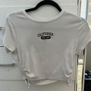 Size: Large Forever 21 cropped shirt